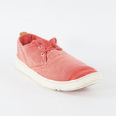 Mens Timberland Hoksthand Oxford 9336B Pale Red Canvas Lace Up Casual Shoes